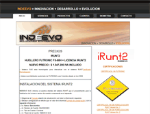 Tablet Screenshot of indeevo.com